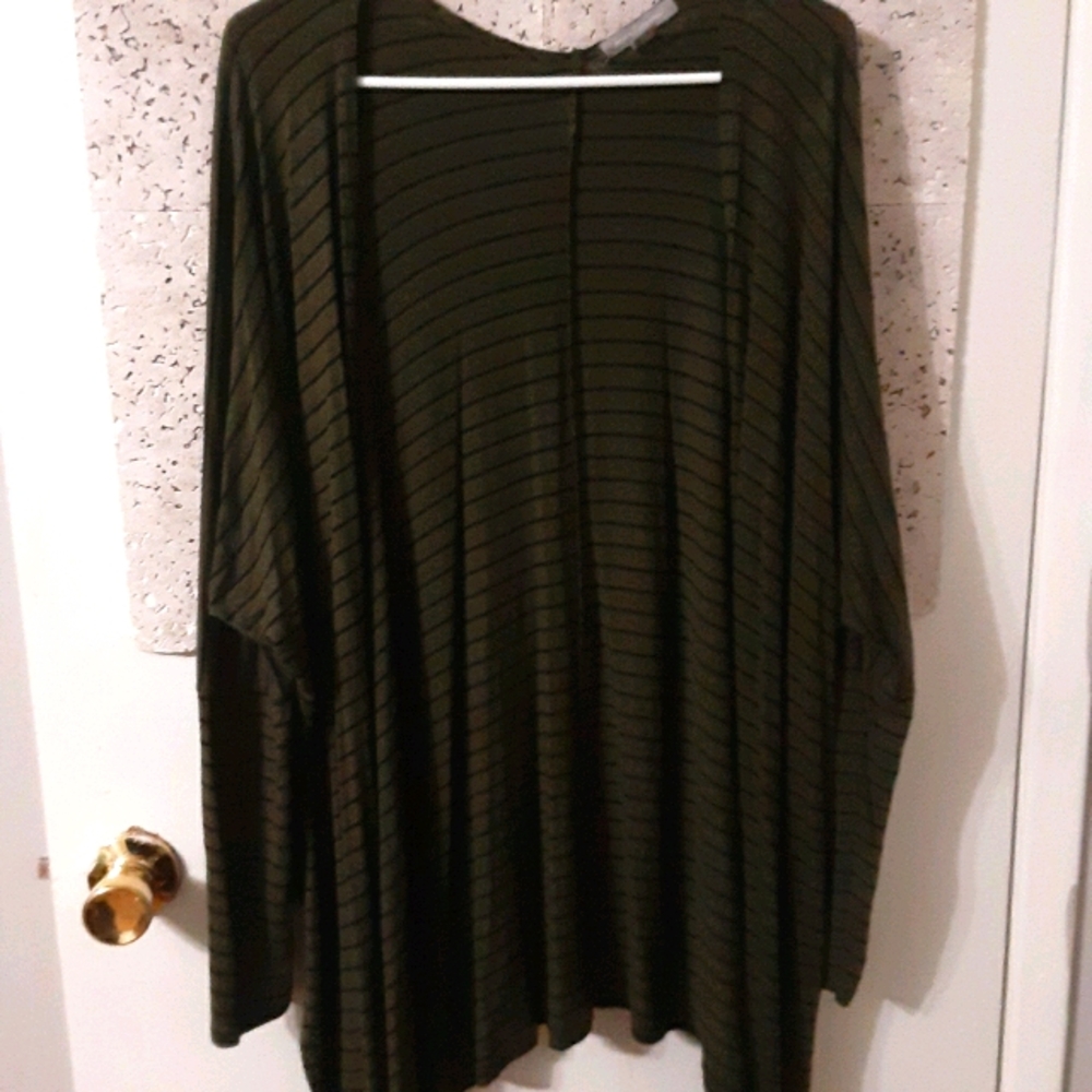 Olive green cardigan